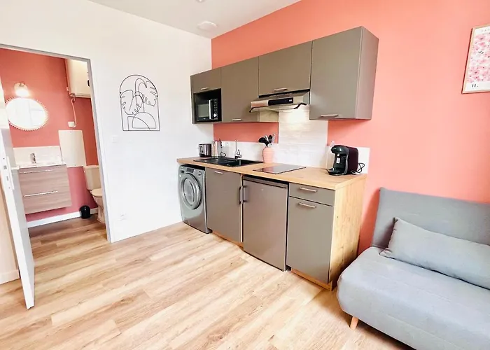 Le Quai 3 - Studio Neuf Lumineux Calme - Clim - Wifi - Gare A 200M